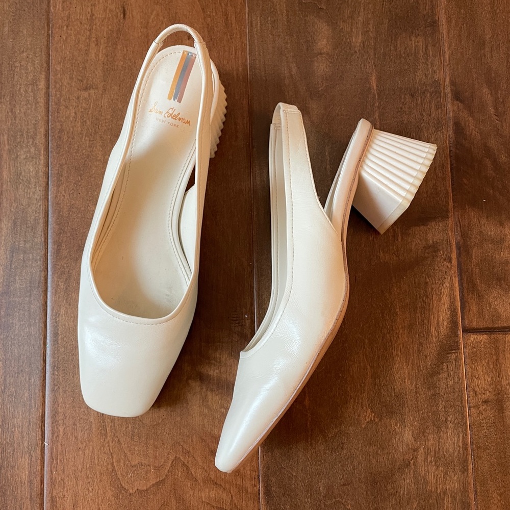 Sam Edelman Slingback Block heels size 7